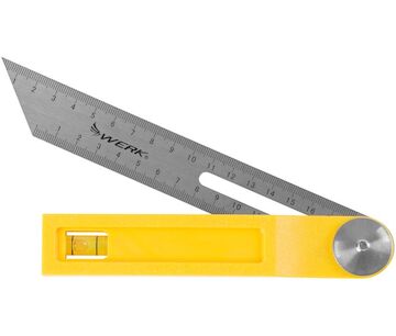 Strend Pro 222653 Úhelník FSC-30 200 mm, nastavitelný, vodováha