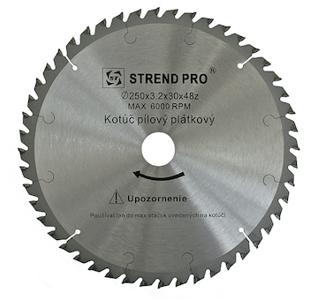 Strend Pro 2230066 SuperSaw NWP 350x3,6x30 54T, pilový list na dřevo, SK plátky