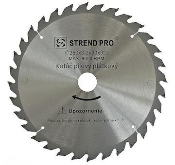 Strend Pro 2230070 SuperSaw NWG 250x3,2x30 32T, pilový list na dřevo, SK plátky