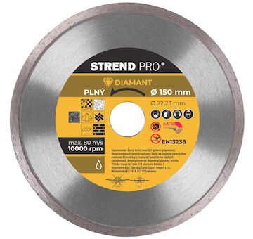 Strend Pro 223919 Kotouč Strend Pro 521B, 150 mm, diamantový, plný