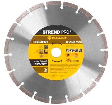 Strend Pro 223926 Kotouč 521A, 230 mm, diamantový, segment