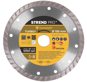 Strend Pro 223999 Kotouč 521C, 150 mm, diamantový, Turbo +