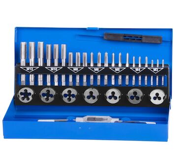 Strend Pro 224038 SX1033, HSS, 33dílná, závitníková sada M3-M12