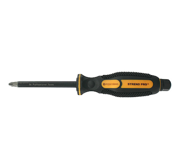 Strend Pro 2250014 Šroubovák Strike 41 PZ 2x100 mm, Pozidriv, s děrováním