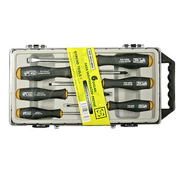 Strend Pro 2250018 Sada šroubováků SD0641, 6 kusů, ploché + křížové