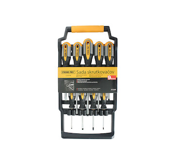 Strend Pro 2250190 Sada šroubováků SDX72-209, 9 kusů, ploché + křížové