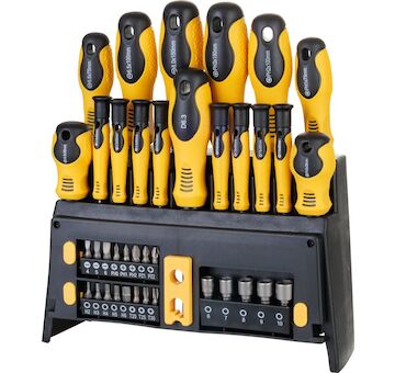 Strend Pro 2250641 Sada šroubováků a bitů SDB139, 39 dílná, TX+PH+ ploché