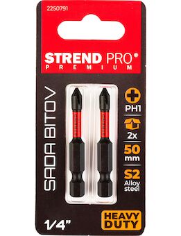 Strend Pro 2250791 Bit Premium Phillips, PH 1, bal. 2 ks