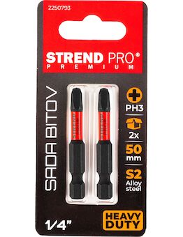 Strend Pro 2250793 Bit Premium Phillips, PH 3, bal. 2 ks