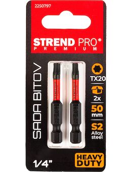 Strend Pro 2250797 Bit Premium Torx, T 20, bal. 2 ks