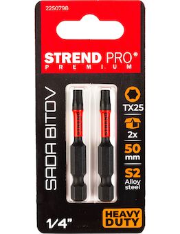 Strend Pro 2250798 Bit Premium Torx, T 25, bal. 2 ks