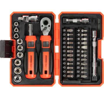 Strend Pro 2250872 Sada šroubováků Premium, 38 dílná, torx + ploché + Phillips