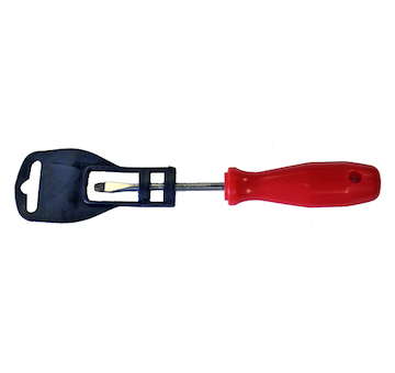 Strend Pro 225753 Šroubovák plochý CT040250 1,2x8x250, 8x10 mm, RedPlast, plochý