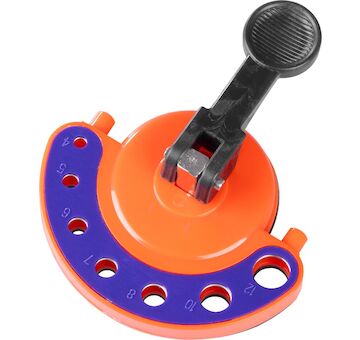Strend Pro 227757 šablona , na vrtáni otvorů, s přísavkou, 4-12 mm
