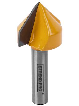 Strend Pro 2280696 Fréza na dřevo S8 mm, YC1308, horní fréza, D25,40 H25,40, 90°