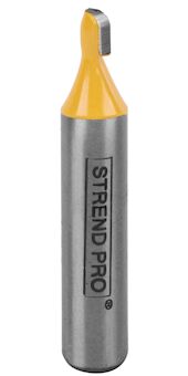 Strend Pro 2280704 Fréza na dřevo S8 mm, YC1701, horní fréza, D3,97 H6 R2