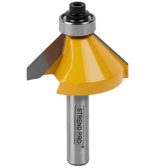 Strend Pro 2280706 fréza na dřevo S6 mm, YC0601, horní fréza, D 26,60 H9,52, 45°