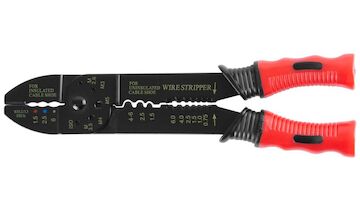 Strend Pro 229984 Kleště CT8008, 225 mm, elektrikářské, odblokovací, krimpovací, na kabely, 0,75-6,0 mm