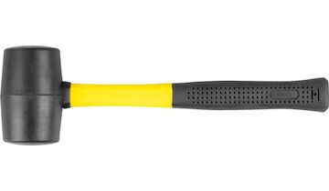 Strend Pro 230137 Kladivo HM211 340 g, gumové, BlackHead, kovová rukojeť, TPR, délka rukojeti 290 mm