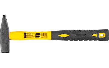 Strend Pro 230169 Kladivo HM112 500 g, 320 mm, zámečnické kladivo, sklolaminátová rukojeť, TPR