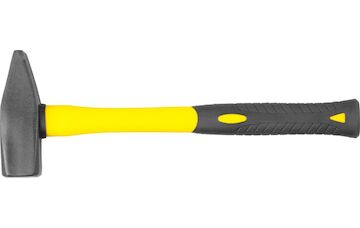 Strend Pro 230175 Kladivo HM112 1500 g, zámečnické kladivo, sklolaminátová rukojeť, TPR