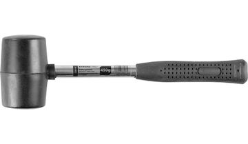 Strend Pro 230191 Kladivo HM213 450 g, gumové, BlackHead, kovová rukojeť, délka rukojeti 300 mm