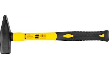 Strend Pro 230195 Kladivo HM112 800 g, zámečnické kladivo, sklolaminátová rukojeť, TPR, délka rukojeti 350