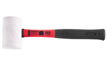 Strend Pro 230214 Kladivo HM212 340 g, gumové, bíléHlava, PVC rukojeť, TPR, délka rukojeti 290 mm
