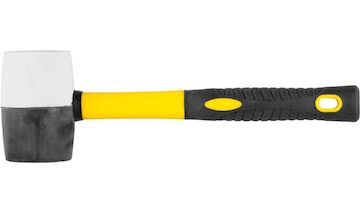 Strend Pro 230224 Kladivo HM231 450 g, 300 mm, guma, BlackWhiteHlava, sklolaminátová rukojeť, TPR