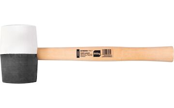 Strend Pro 230264 Kladivo HM232 910 g, 320 mm, guma, BlackWhiteHlava, dřevěná rukojeť