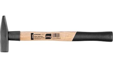 Strend Pro 230290 Kladivo HM100 200 g, zámečnické kladivo, dřevěná rukojeť, 275 mm