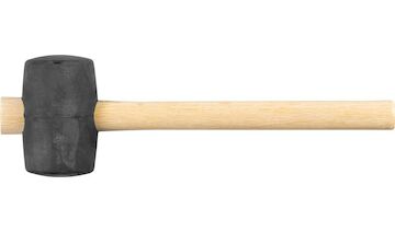 Strend Pro 230412 Kladivo 450 g, gumové, Blackhead, dřevěná rukojeť
