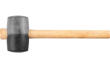Strend Pro 230413 Kladivo 680 g, gumové, Blackhead, dřevěná rukojeť