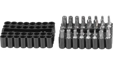 Strend Pro 239401 Sada bitů BSY413, 33 kusů, Cr-V