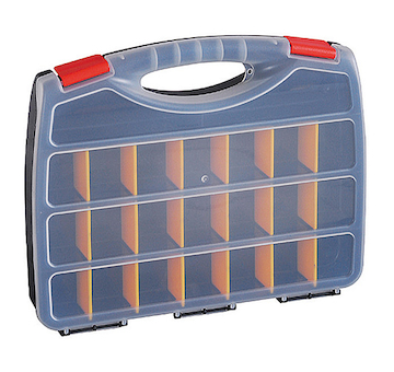 Strend Pro 239441 Organizér do kufru HL30122, 38x31,5x6 cm, max. 12,5 kg, 21 přihrádek