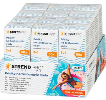 Strend Pro 246469 Tester vody , 3v1, pH, chlor, alkalita
