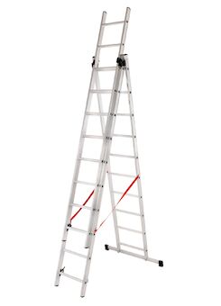 Strend Pro 251021A Žebřík DP 3x10, Alu, EN 131 max. 5,72 m