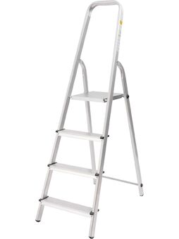 Strend Pro 251379 Schůdky AL-D4, 4 schůdky, nosnost 125 kg, Alu