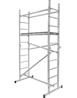 Strend Pro 251425 Lešení s plošinou Scalar, hliník, max. 400 cm 2x5, max. 150 kg