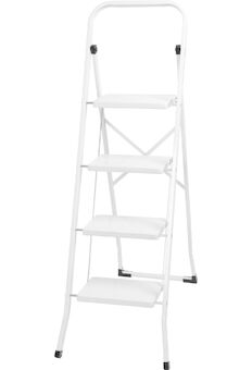 Strend Pro 251439 Schůdky LFD160 4 stupínkové, ocelové, EN14183, nosn. 150 kg, 138,5 cm