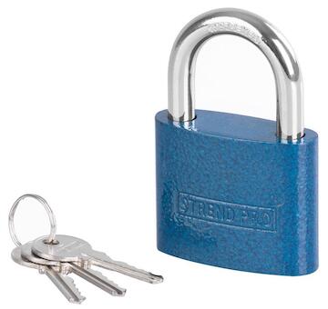Strend Pro 252051 Visací zámek HP 63 mm, visací zámek. Modrá