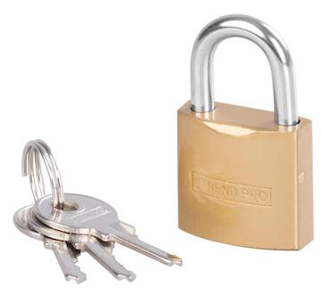 Strend Pro 252138 Visací zámek FT 25 mm, zlatý