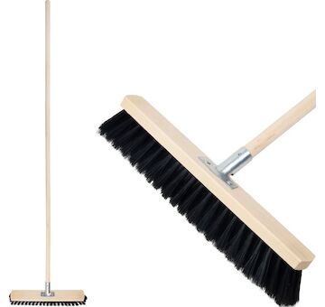Strend Pro 253234 Smeták Geco Z40NU, 400 mm, dřevo/kov, s násadou