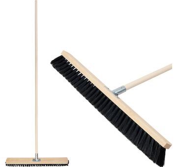 Strend Pro 253240 Smeták Geco Z60NU, 600 mm, dřevo/kov, s násadou