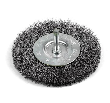 Strend Pro 253241 Kartáč CWB-508 63 mm, kulatý, vlnitý, se stopkou, drát 0,3 mm