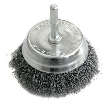 Strend Pro 253366 kartáč CCB-509, 75 mm, hrncový kartáč, vlnitý, se stopkou, drát 0,3 mm