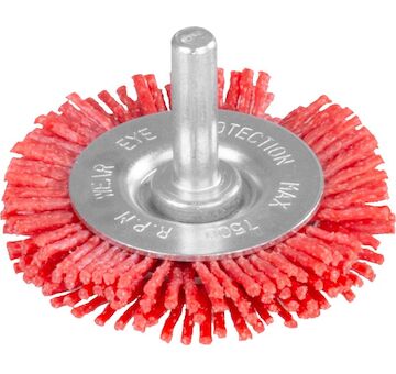 Strend Pro 253398 Kartáč AWB-038, 50 mm, kulatý, nylonový, se stopkou