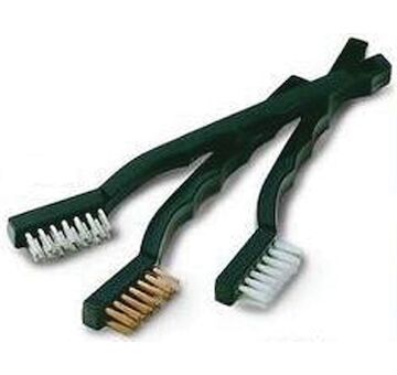 Strend Pro 253550 Brusný kartáč CG0504A, 3dílná sada kartáčů (ocel, mosaz, nylon)