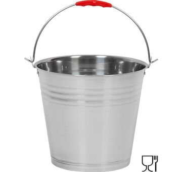 Strend Pro 2541082 Vědro 8 l, nerezové, potravinářský certifikát