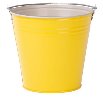 Strend Pro 254628 Kbelík Aix Caldari 10 lit, Zn, žlutý, kovový, pozinkovaný
